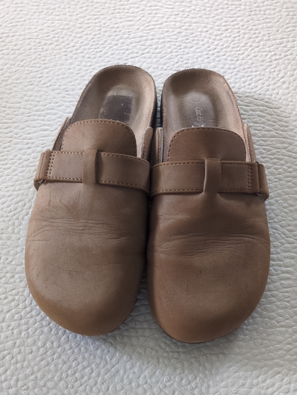 Cat & Jack Brown Slip-On Kids Mules